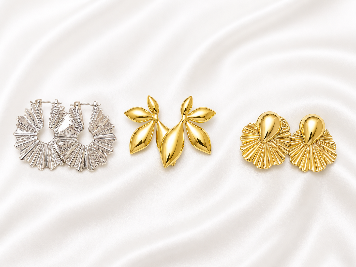 Flower Pattern Ear rings